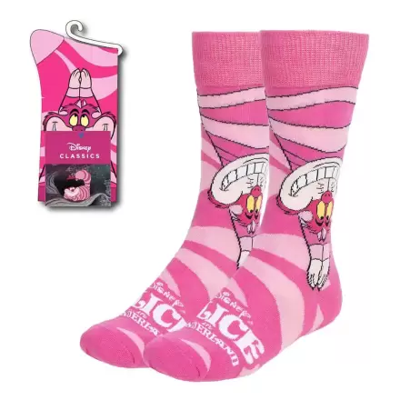 Disney Socks Alice in Wonderland Cheshire Cat Upside Down 36-43 termékfotója