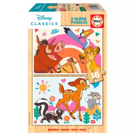 Disney Animals wood puzzle 2x16pcs product photo