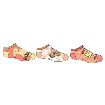 Disney The Lion King Born Wild Kids Secret Socks 31/34 product photo