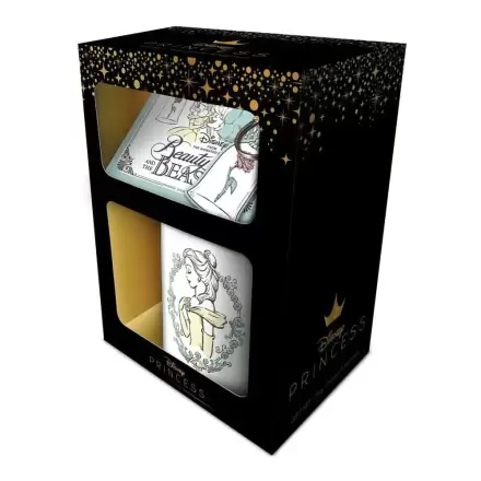 Disney Mug, Coaster and Keychain Set Beauty and the Beast Enchanted product photo