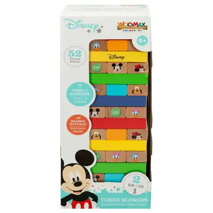 Disney blocks tower + domino wooden set product photo