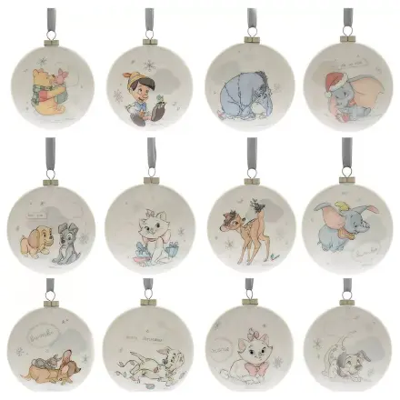 Disney Characters Set of 12 Christmas baubles product photo