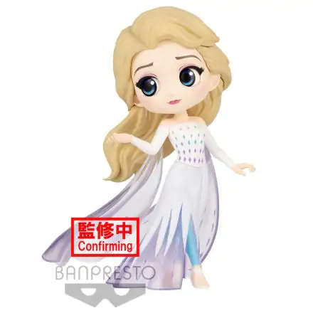 Disney Q Posket Mini Figure Elsa (Frozen 2) Ver. A 14 cm product photo