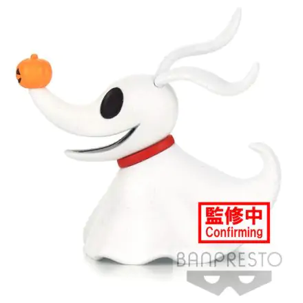 Disney Characters Nightmare Before Christmas Zero Fluffy Puffy figure 8cm product photo