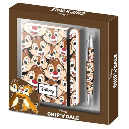 Disney Chip and Dale Chip y Chop Nutt set diary + pen product photo