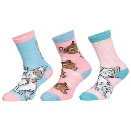Disney Classics Pastel Kids' Socks 31/34 product photo