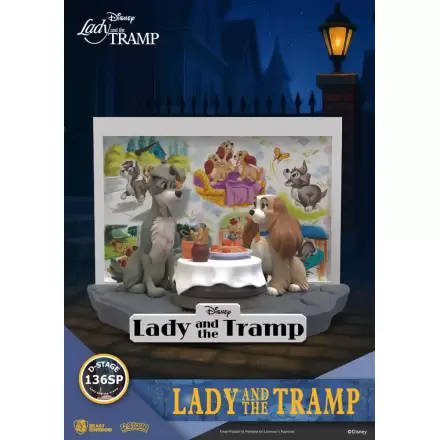 Disney D-Stage PVC Statue Lady and the Tramp 12 cm  product photo
