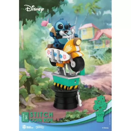 Disney D-Stage PVC Diorama Stitch Coin Ride 16 cm product photo