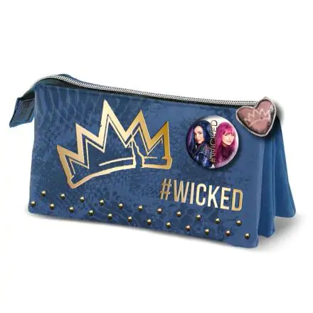 Disney Descendants 3 Blue triple pencil case product photo