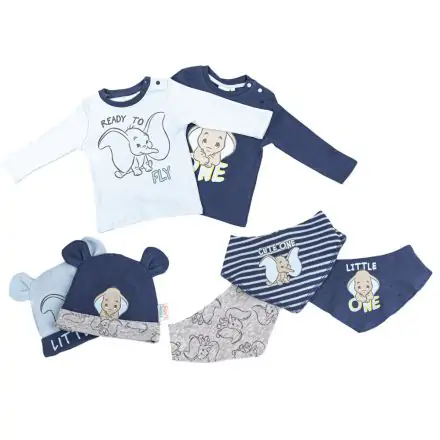 Disney Dumbo Baby T-shirt + Hat and Bib 7 Piece Set 86/92 cm product photo