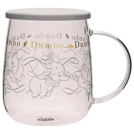 Disney Dumbo Glass Mug with Lid 532ml product photo