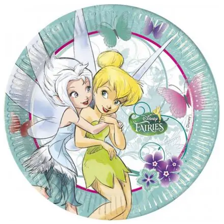 Disney Fairyland Treats, Tinker Bell Paper Plates 8 pcs 23 cm product photo