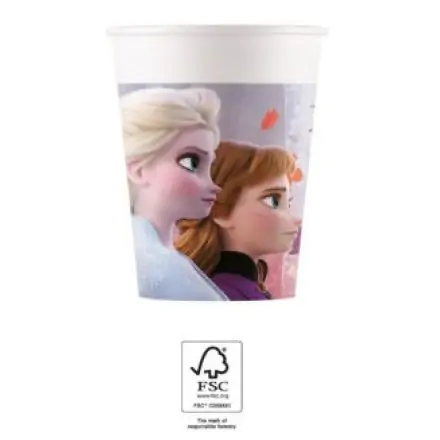 Disney Frozen II, Frozen paper cup 8 pieces 200 ml FSC product photo