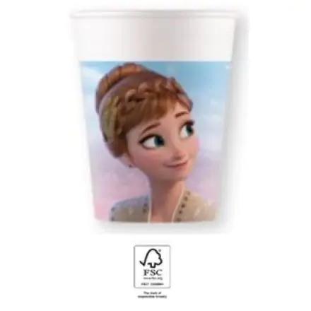 Disney Frozen II Wind Spirit Paper Cups 8 pcs 200 ml FSC product photo