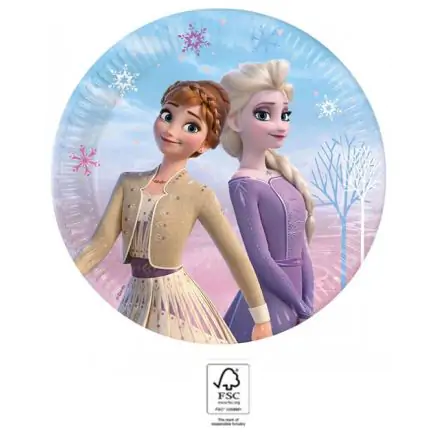 Disney Frozen II Wind Spirit, Disney Frozen II Paper Plates 8-pack 23 cm FSC product photo