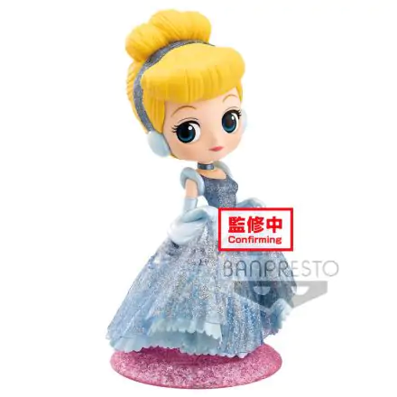 Disney Cinderella Glitter Q Posket figure 14cm product photo