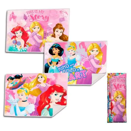 Disney Princess set 3 assorted hand towels product photo
