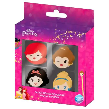 Disney Princess pack 4 eraser product photo