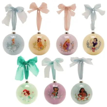 Disney Princess Set of 7 Christmas baubles product photo