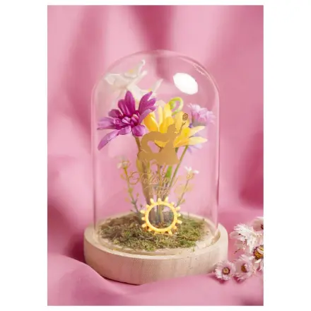 Disney Princess Rapunzel Floral Cloche with a Neon Light product photo