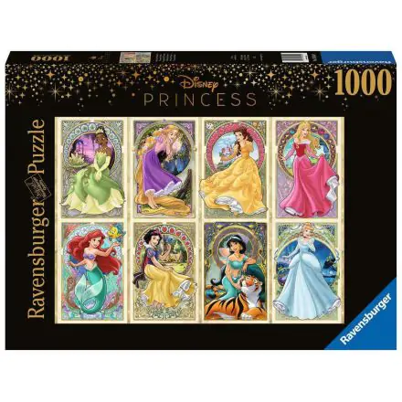 Disney Princess Puzzle Art Nouveau Princesses (1000 pieces) product photo