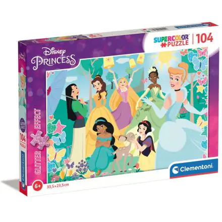 Disney Princess Glitter Effect puzzle 104pcs product photo