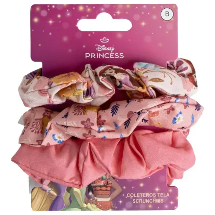 Disney Princess Heart Hair Elastic Set, 3 pieces product photo
