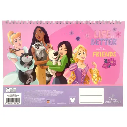 Disney Princesses Life A/4 Spiral Sketchbook, 30 sheets product photo
