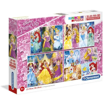 Disney Princess puzzle 20+60+100+180pcs product photo