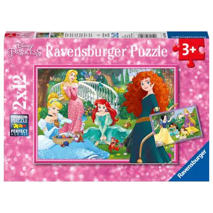 Disney Princess puzzle 2x12pcs product photo