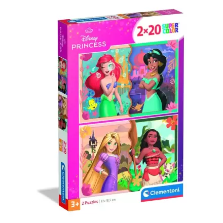 Disney Princess puzzle 2x20pcs termékfotója