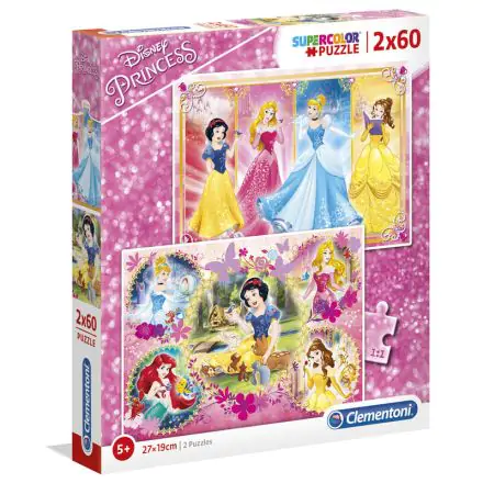 Disney Princess puzzle 2x60pcs product photo