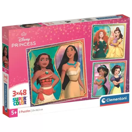 Disney Princess puzzle 3x48pcs product photo