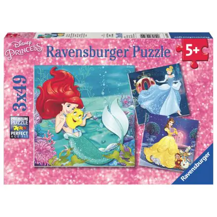 Disney Princess puzzle 3x49pcs product photo