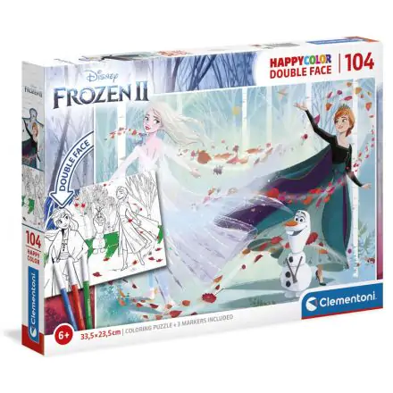 Disney Frozen 2 Happy Color puzzle 104pcs product photo