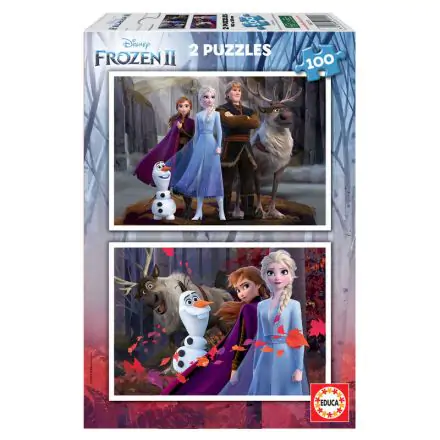 Disney Frozen 2 puzzle 2x100pcs termékfotója