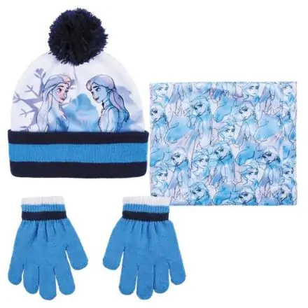 Disney Frozen 2 Kids winter set snood hat gloves product photo