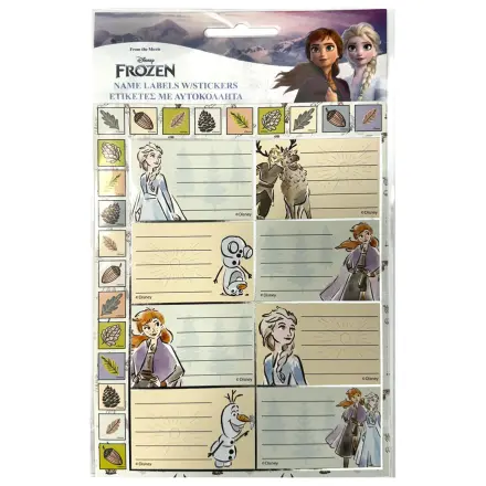 Disney Frozen Adventure Notebook Labels with Stickers 16 pcs product photo