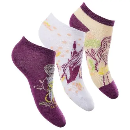 Disney Frozen Burgundy Kids Secret Socks 31/34 product photo