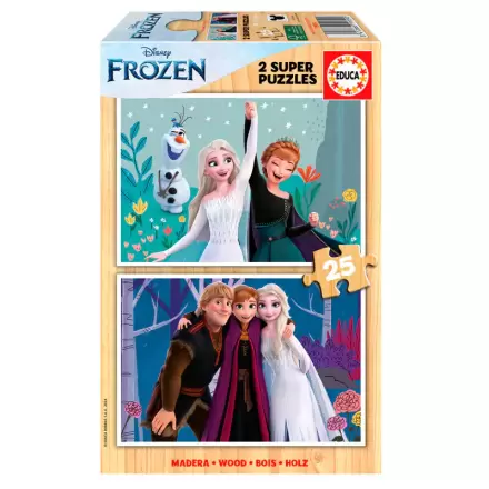 Disney Frozen wood puzzle 2x25pcs product photo