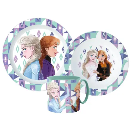 Disney Frozen Ice Magic dinnerware set, micro plastic set with mug product photo