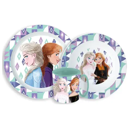 Disney Frozen Ice Magic Dinnerware Set, Micro Plastic Set with Mug 350 ml product photo