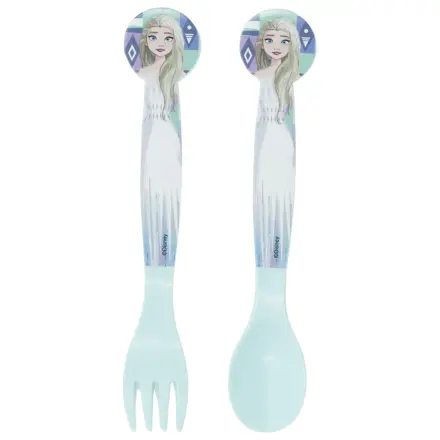 Disney Frozen Ice Magic plastic cutlery set - 2 pieces product photo