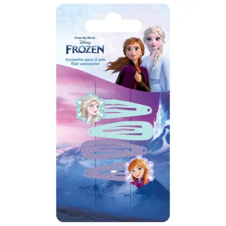 Disney Frozen Snowflakes Hair Clips Set 4 pcs product photo