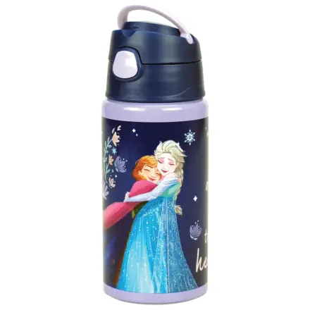 Disney Frozen Together aluminum straw bottle with hook 500 ml product photo