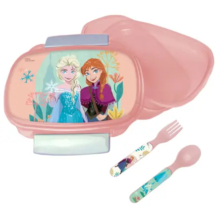 Disney Frozen Together sandwich box + cutlery set product photo