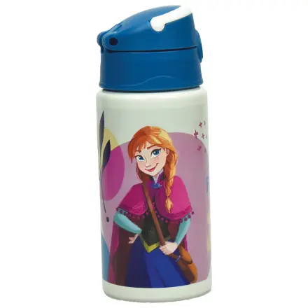 Disney Frozen Together We Lead Aluminum Water Bottle with Straw and Hanger 500 ml product photo
