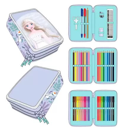 Disney Frozen triple pencil case termékfotója