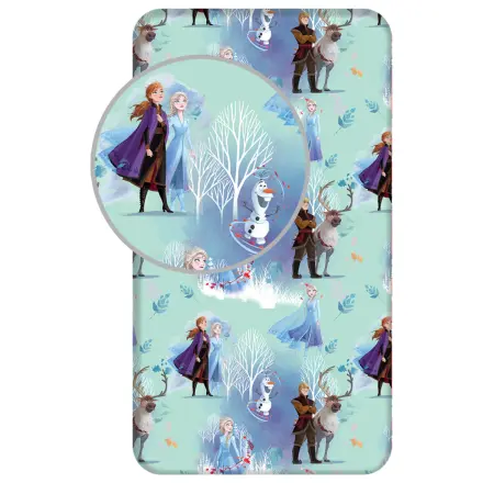 Disney Frozen White Trees Fitted Sheet 90x200 cm product photo