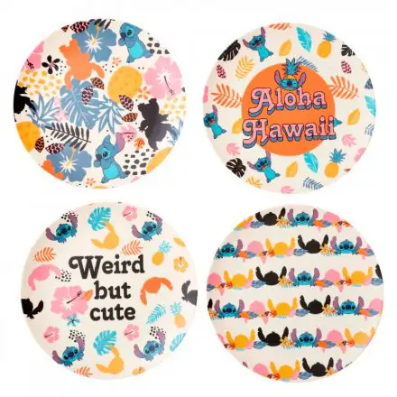 Lilo & Stitch Plates 4-Pack Aloha Hawaii product photo